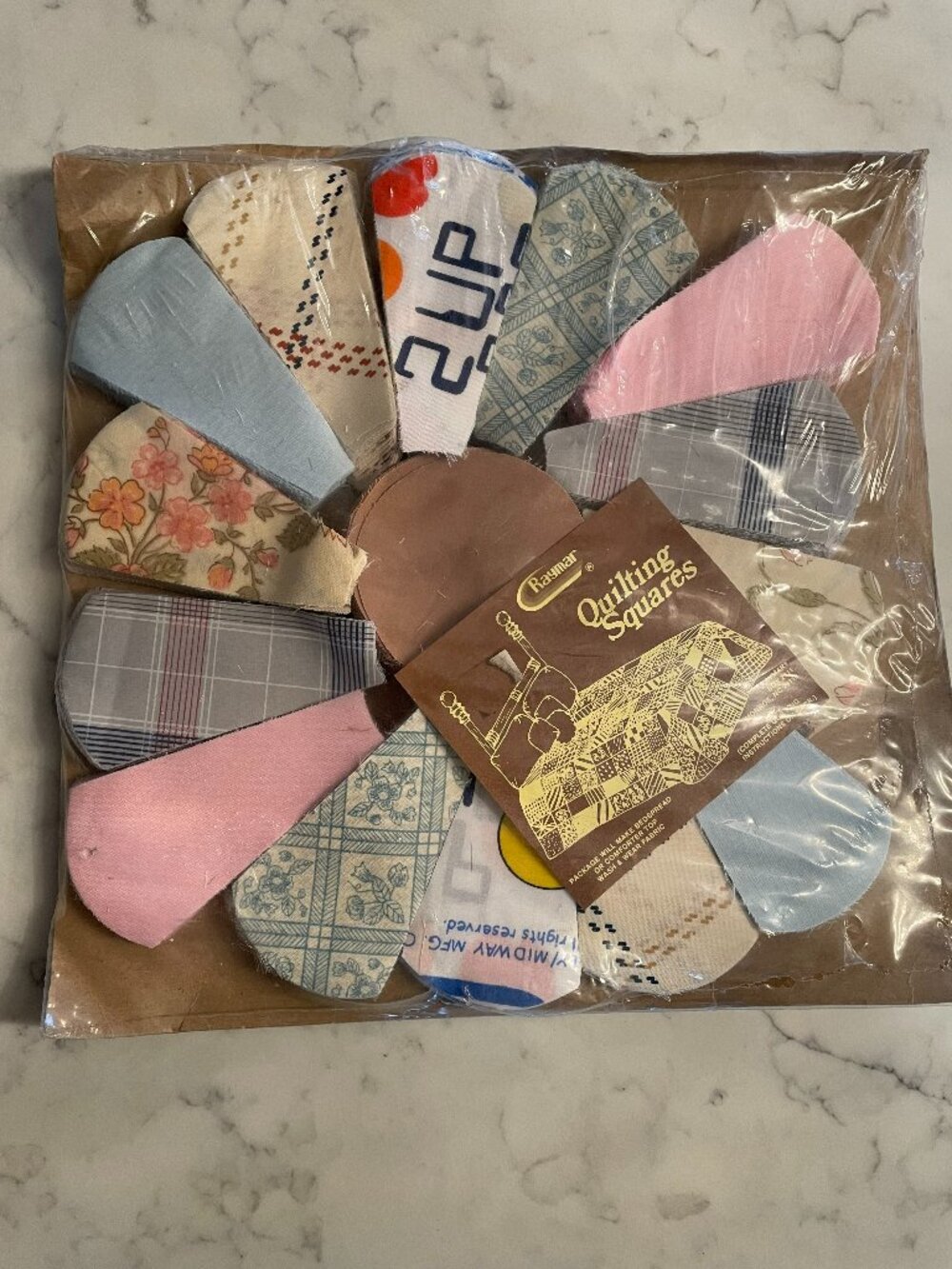Vintage Dresden Plate Quilt Blocks Raymar Pieces Pre-cut w/Instructions Unopened